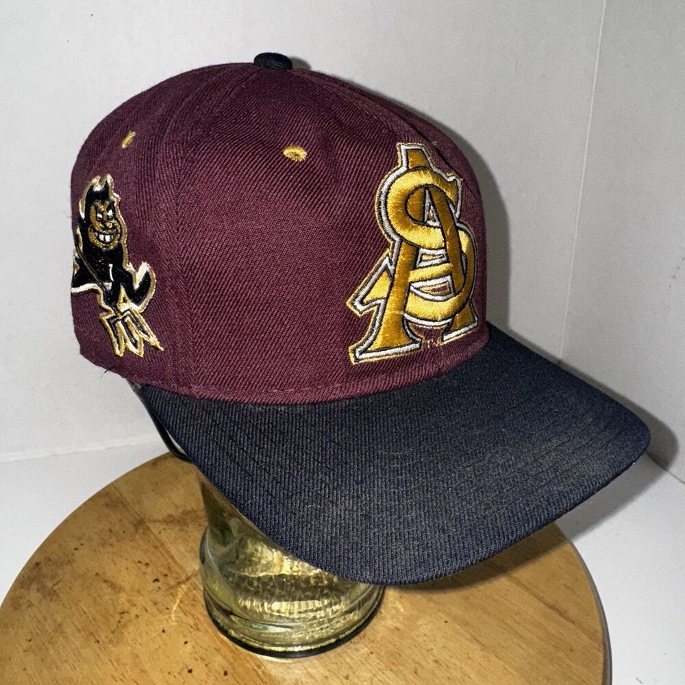 Vintage Arizona State Sun Devils Zephyr Graffix Fitted Hat 7 3/8 USA